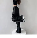 Women Vintage Baggy Cargo Pants for Drawstring Elastic Low - Other