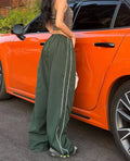 Women Vintage Baggy Cargo Pants for Drawstring Elastic Low - Other