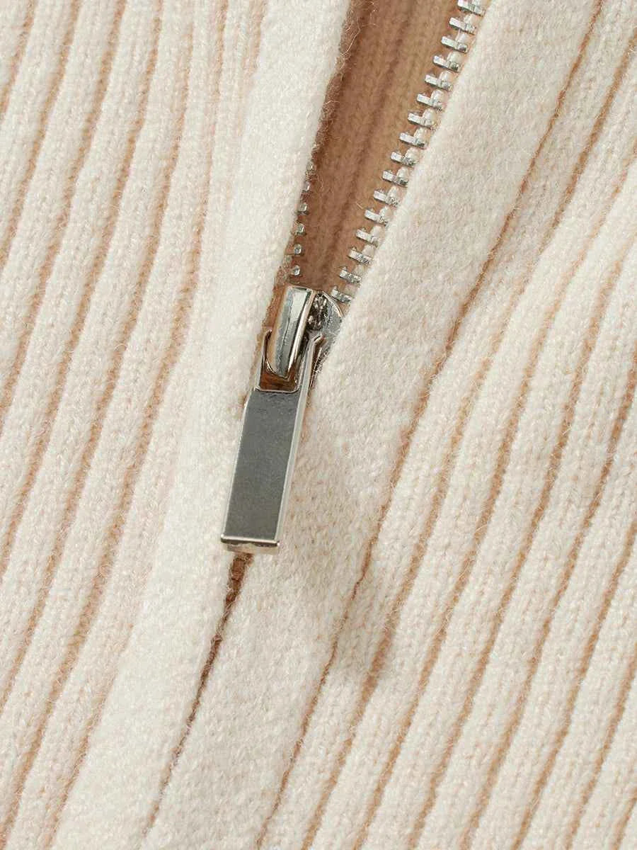 Women Zip Up Sweater