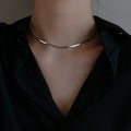 Women’s 925 Sterling Silver Snake Bone Necklace - electronic accessories