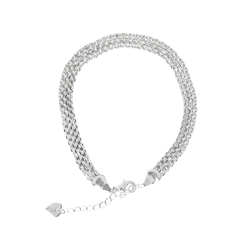 Women’s 925 Sterling Silver Vintage Weave Necklace - electronic accessories