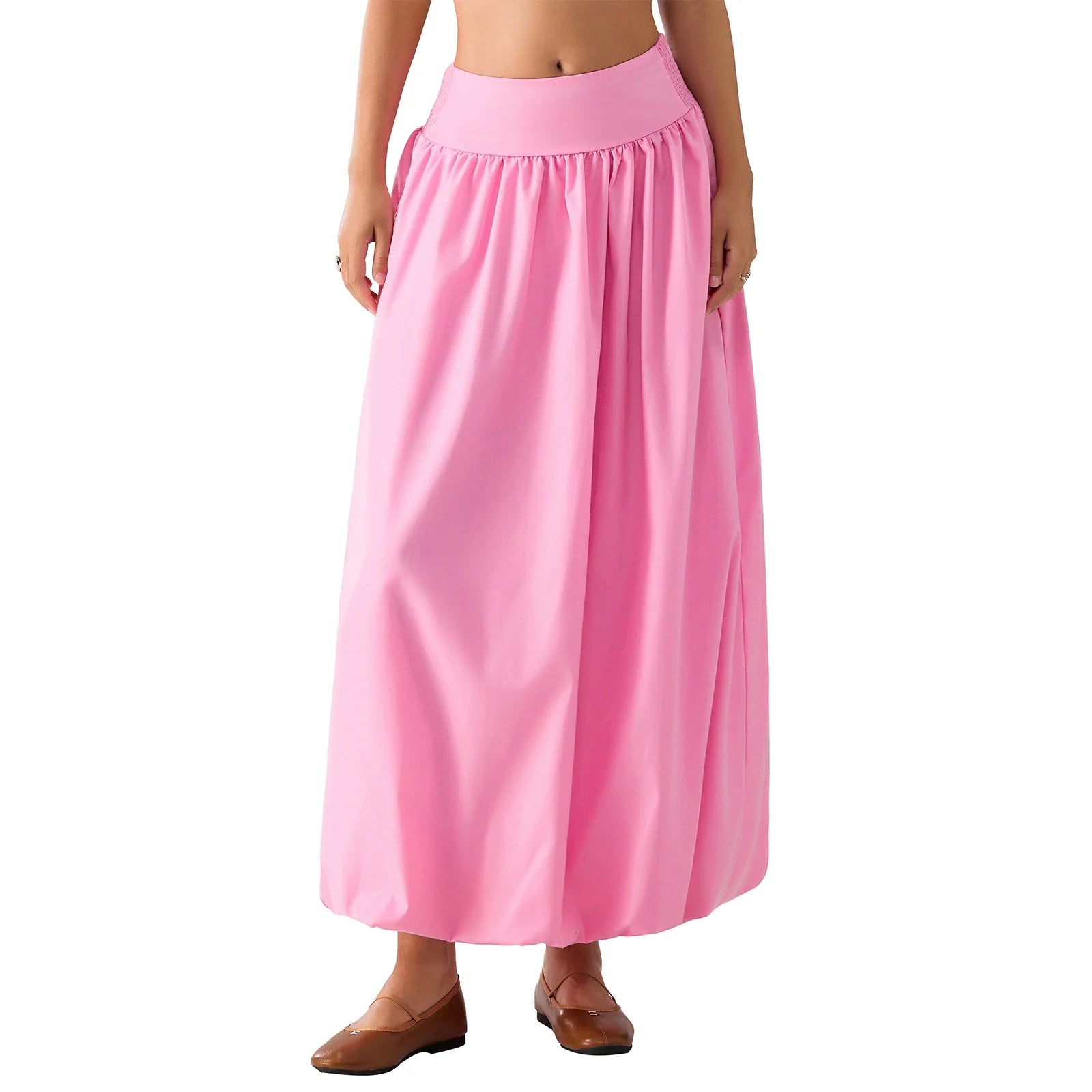 Women’s Ankle Length Skirt - Pink / M