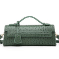 Women’s Bag Diagonal Cross - Ostrich green / 28X6.5X11 CM