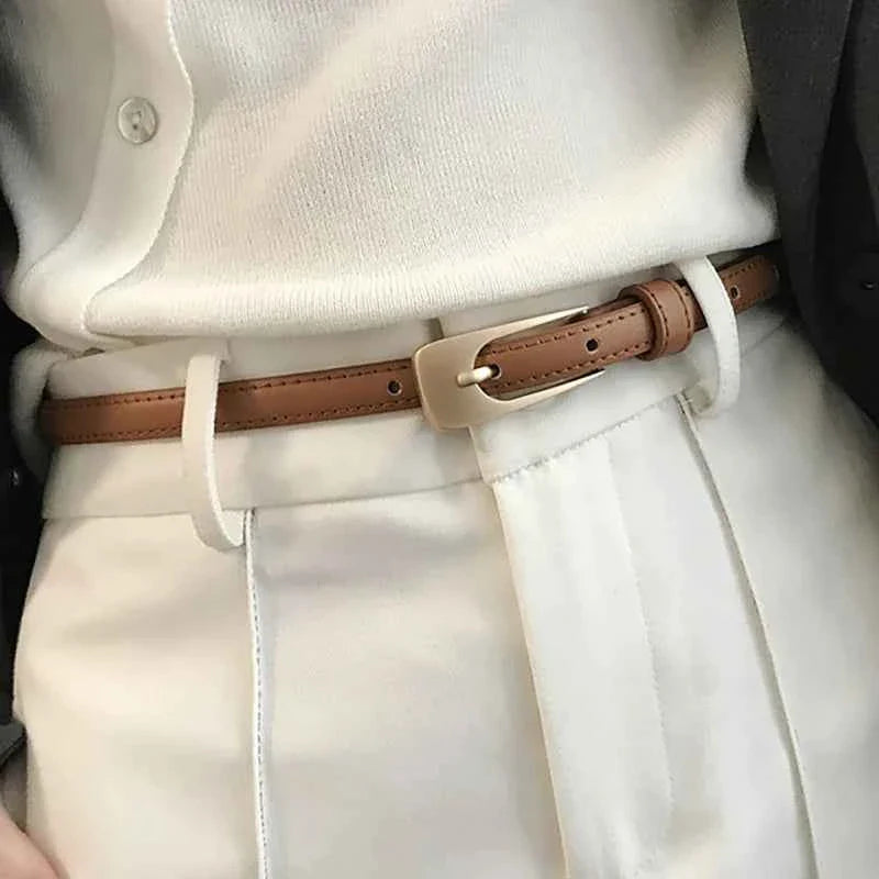 Women's Belt Minimalist Trendy Thin Belt