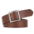 Women’S Belt Soft Pu Leather - Coffee color / 105cm