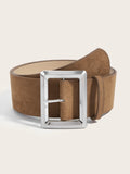 Women’s Belt Soft PU Leather - khaki