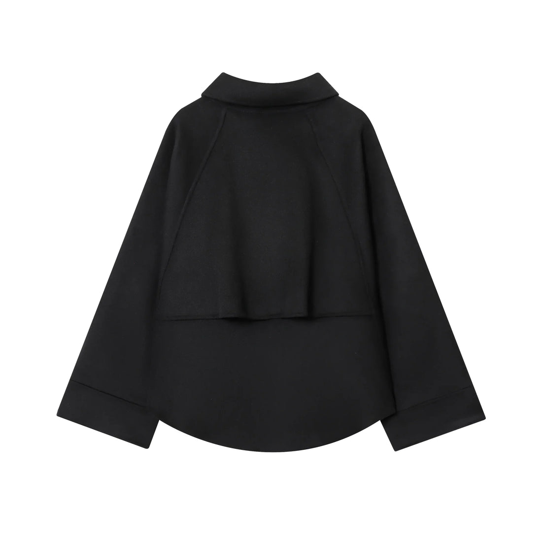 Women’S Black Casual Jacket Coat