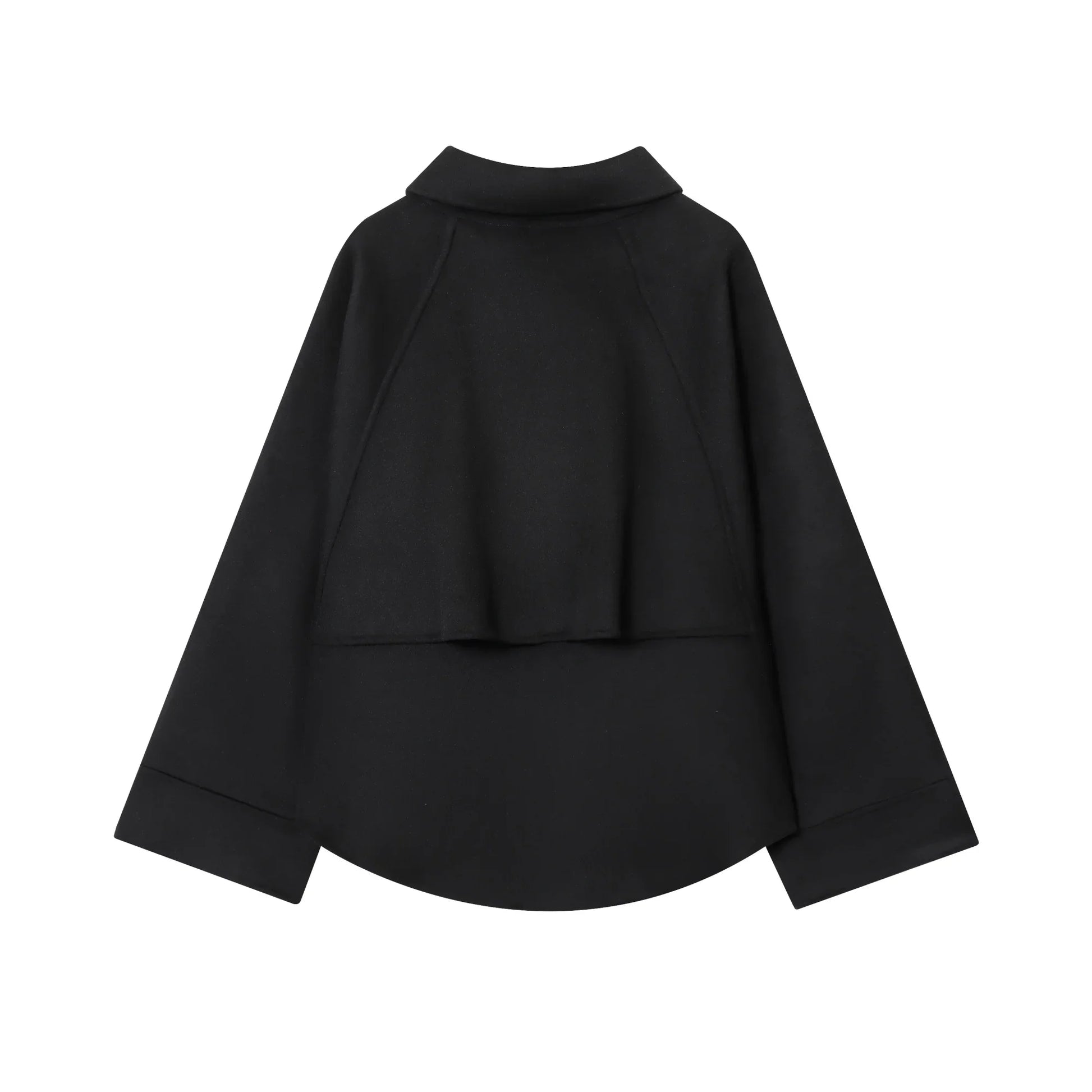 Women’S Black Casual Jacket Coat