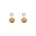 Women’s Brown Gradient Crystal Diamond In The Debris Stud Earrings - Gold / 14k - electronic accessories
