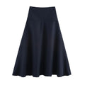 Women’s Button Belt Waist Skirt