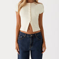 Women’s Casual Button Up Top - F / M