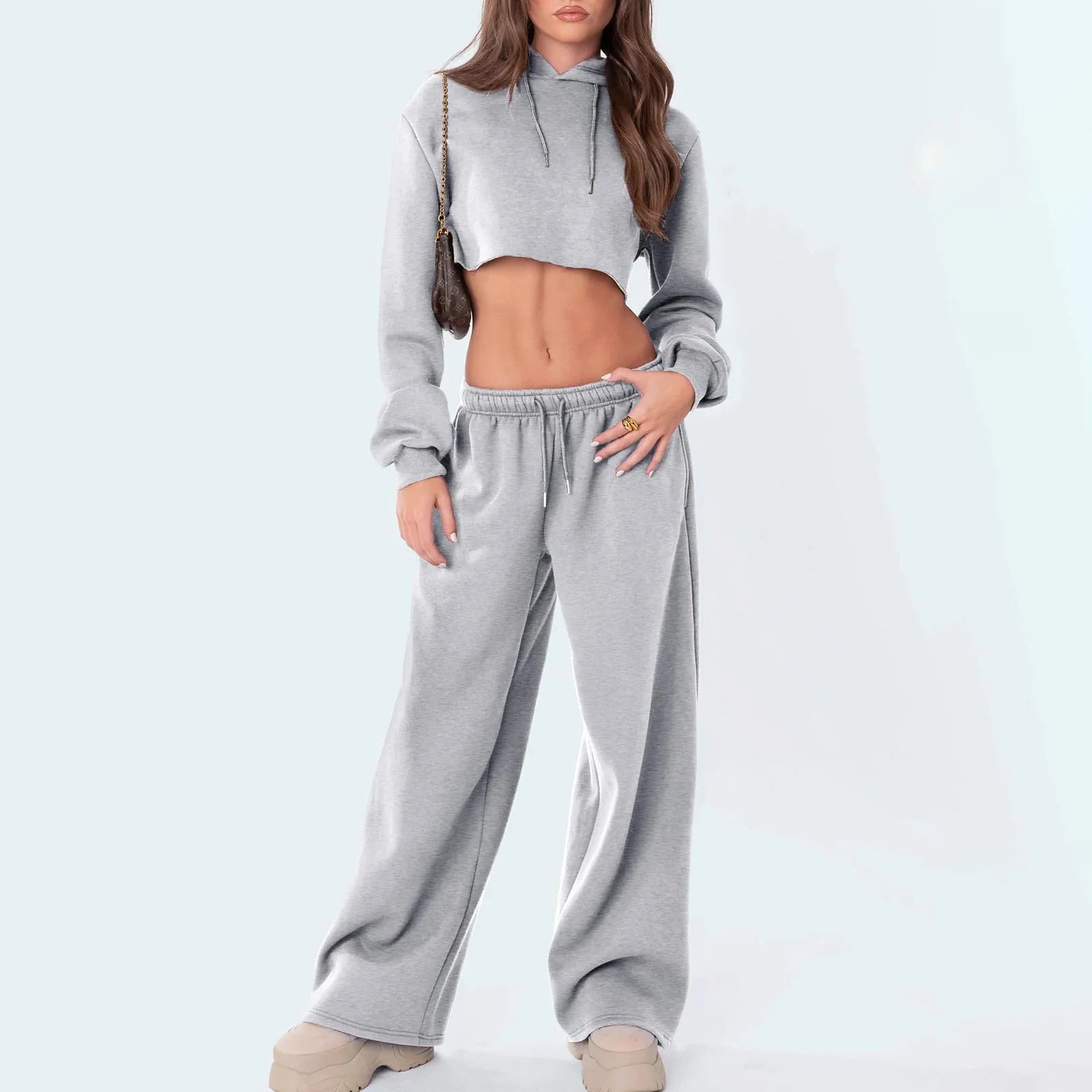 Women’s Casual Pants Joggers Sweatpants Solid Color Drawstring - Other