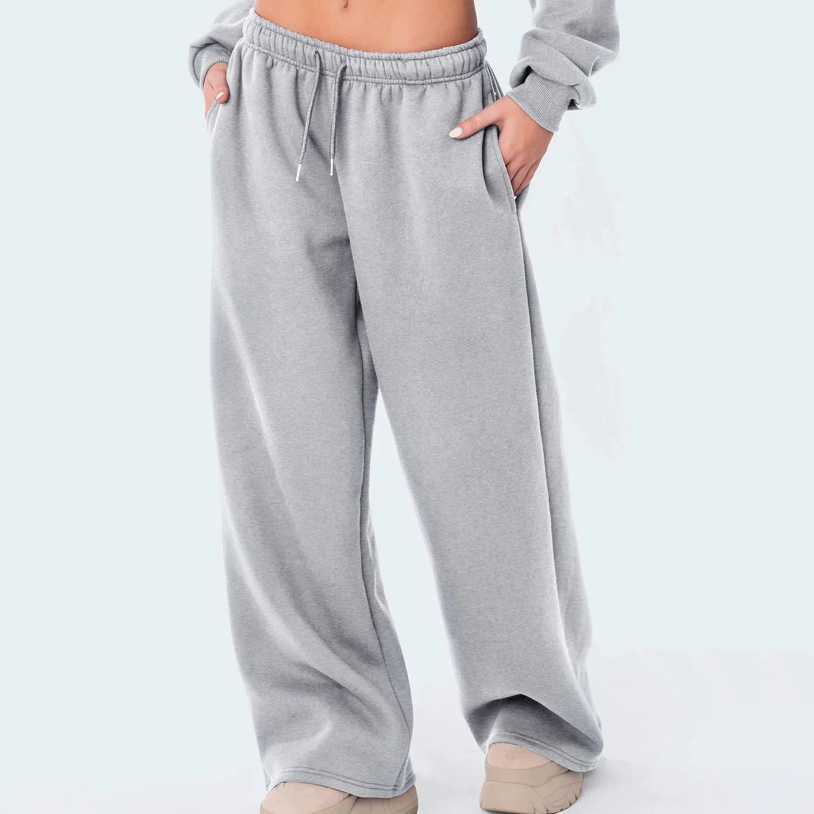 Women’s Casual Pants Joggers Sweatpants Solid Color Drawstring - Other