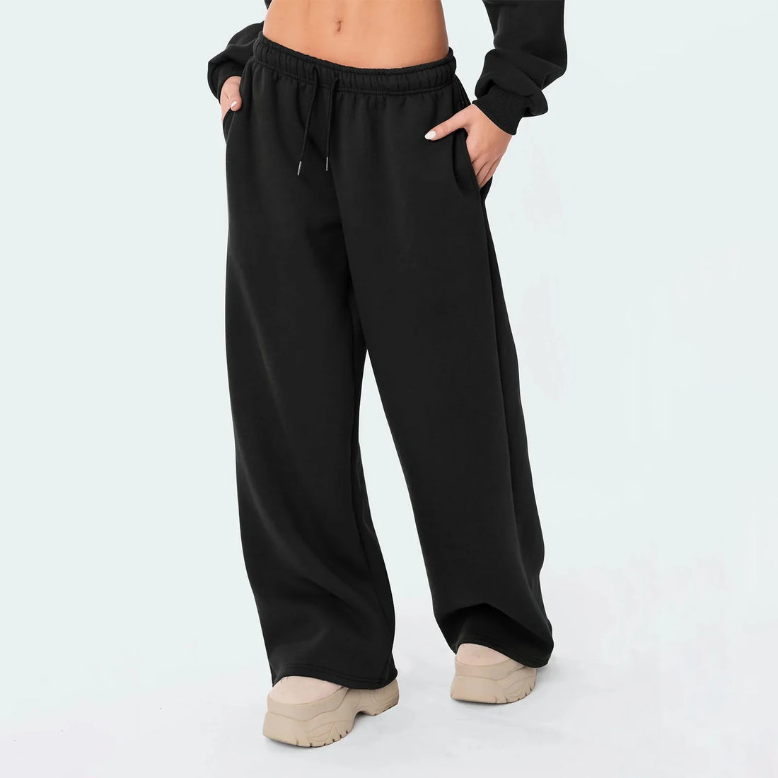 Women’s Casual Pants Joggers Sweatpants Solid Color Drawstring - Other