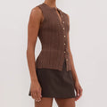 Women’s Crew Neck Knit Vest