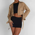 Women’s Cropped Trench Coat
