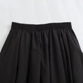 Women’s Fashion Black Wide Pleated Swing Vintage - Other