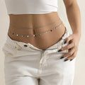 Women’s Fashion Round Beads Chain Double-layer Waist - Style18 - electronic accessories