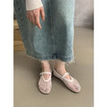 Women’s Flat Shoes - white / 35