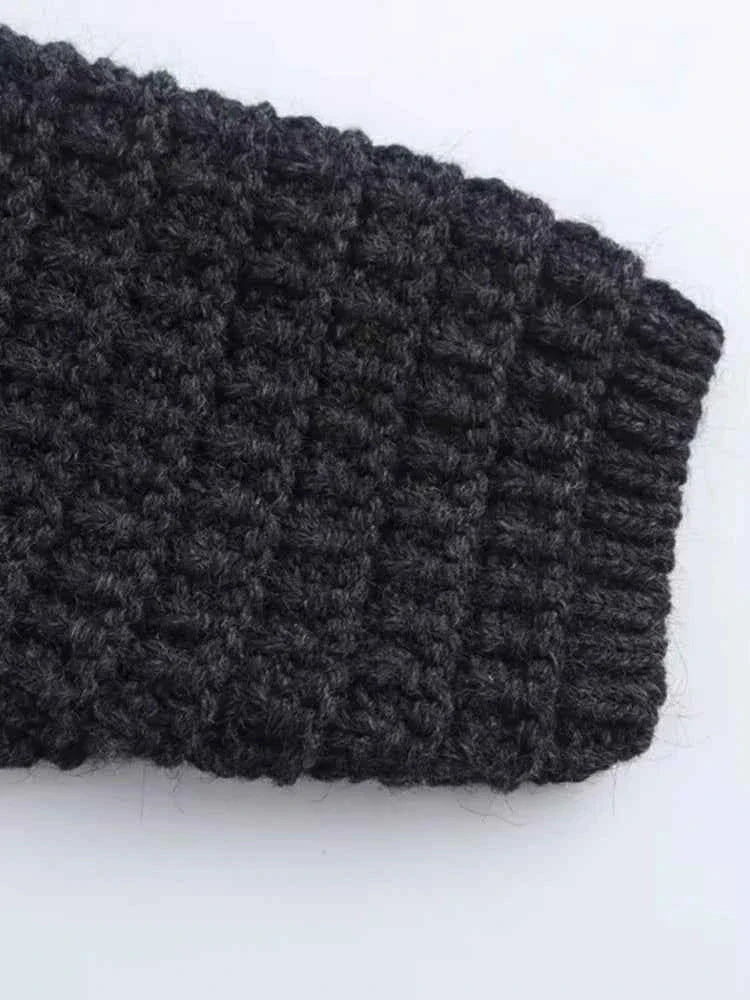 Women's Front Button Knit Cardigan Sweater