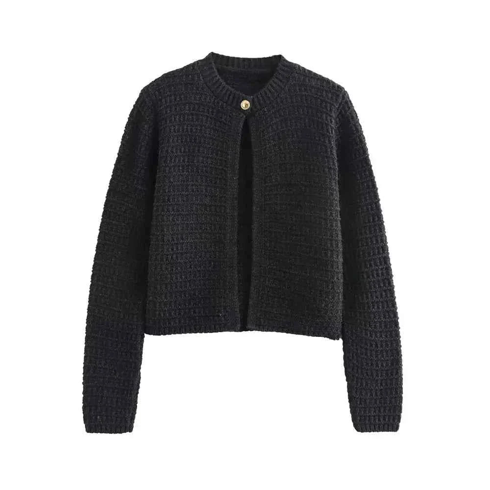 Women's Front Button Knit Cardigan Sweater