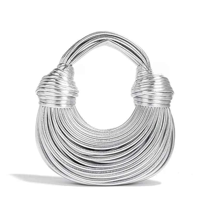 Women's Handbag Cross-border Style Hand-woven Label Bread Bag