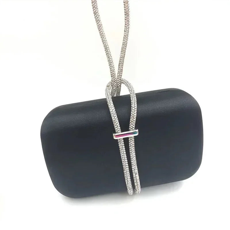 Women’s Handbag Satin Iron Box Evening Bag