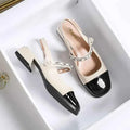 Women's High Heels Round Head Vintage Shoes