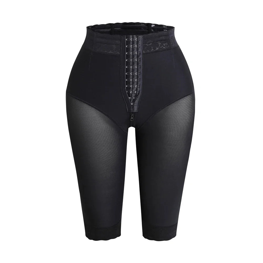 Women’S High Waisted Shaping Midi Pants - black / M