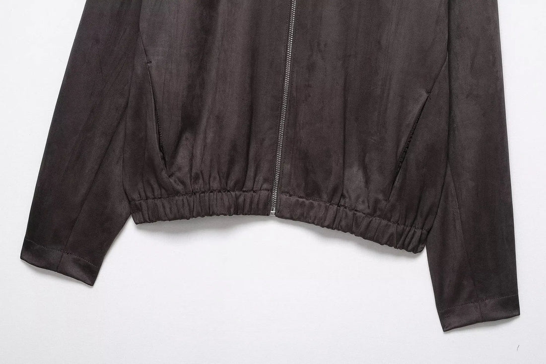 Women’s Jacket Fall/Winter Suede-Effect - SYHH-36045 / XS