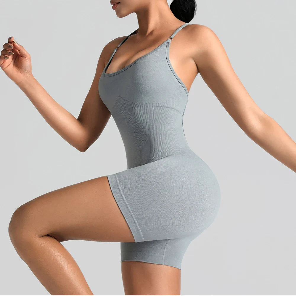 Women’s Jumpsuit Hollow Out Suspender Bodysuit