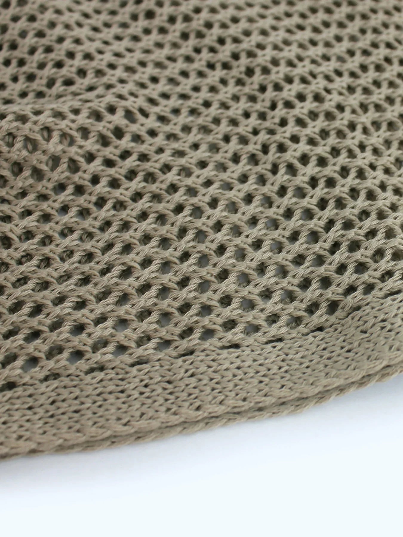 Women’s Knitted Short Skirt with Hollow Straps and Slit Beach Cover Up