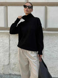 Women's Knitted Turtleneck Sweater