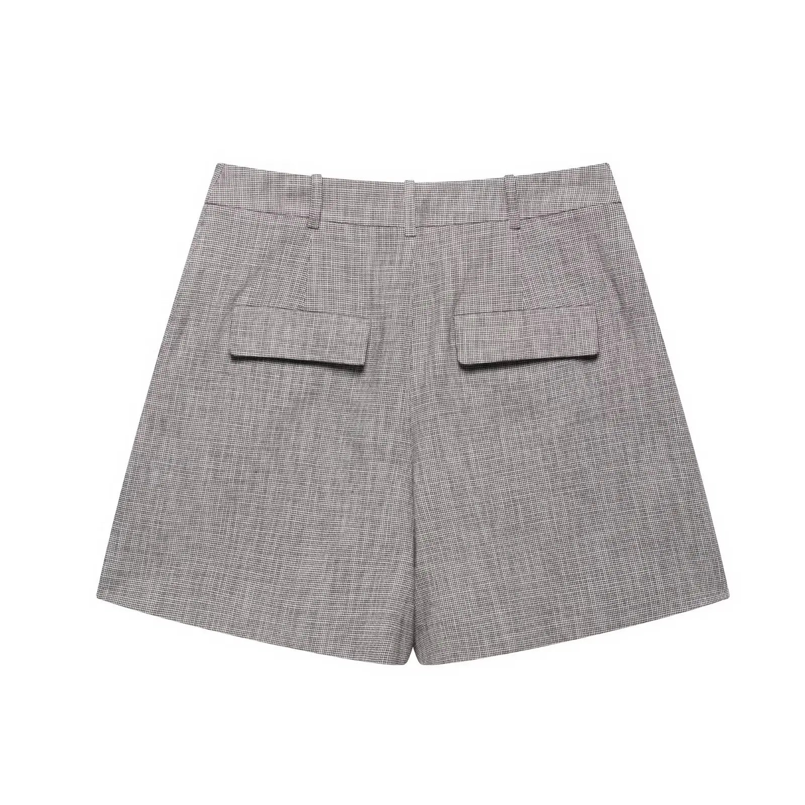 Women’s Lace-up Loose Blazer Shorts Set