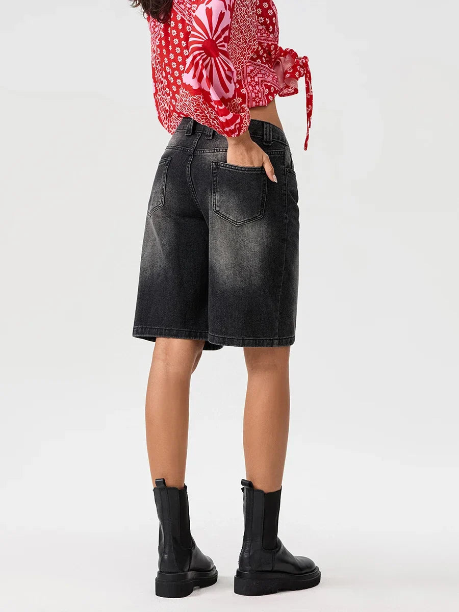 Women’s Loose Denim Shorts