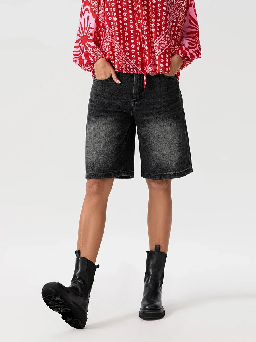 Women’s Loose Denim Shorts