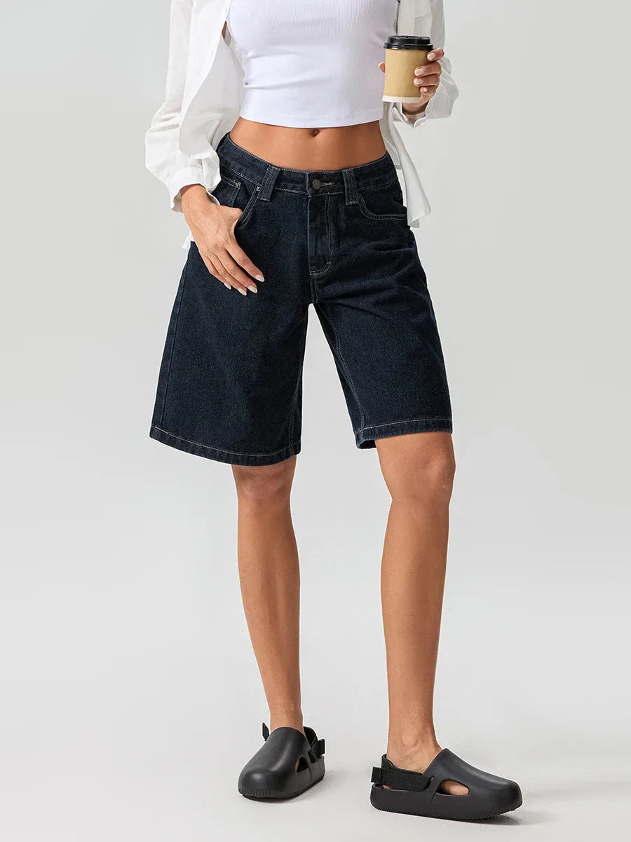 Women’s Loose Denim Shorts