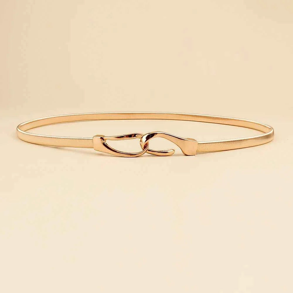 Women's Metal Spring Waist Chain