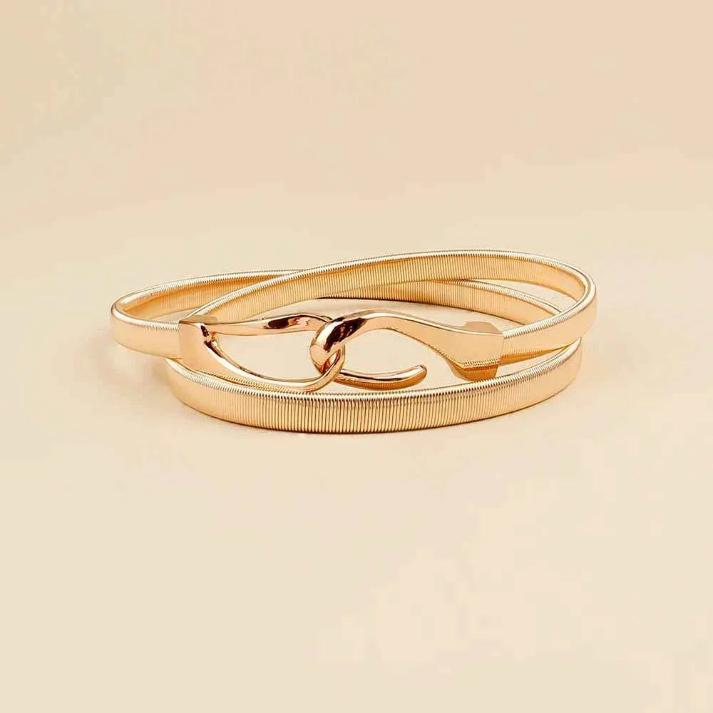 Women's Metal Spring Waist Chain