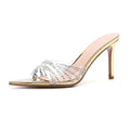 Women's Mules Rhinestone High Heel
