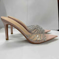 Women's Mules Rhinestone High Heel