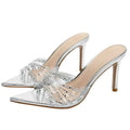 Women's Mules Rhinestone High Heel