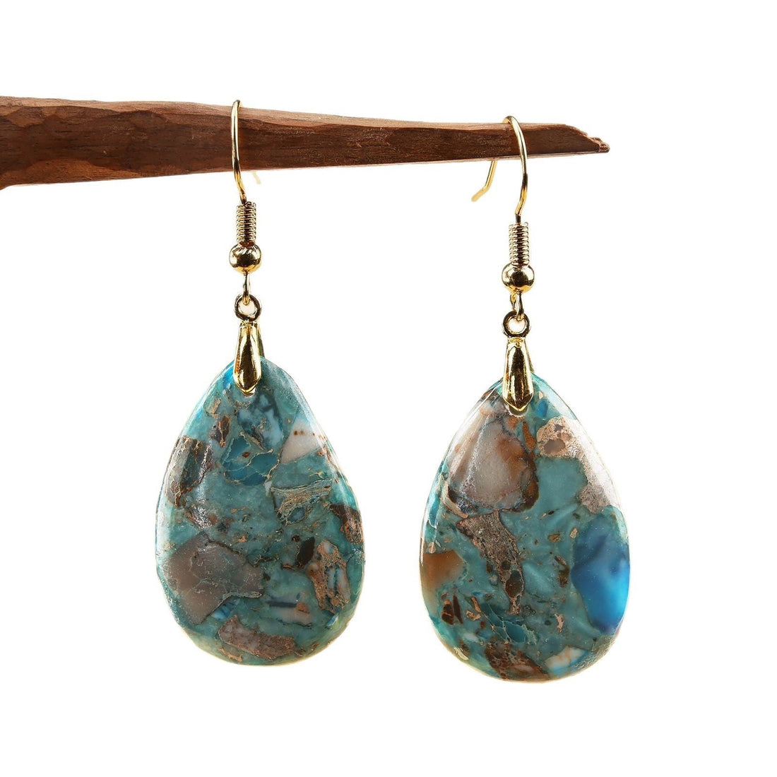 Women’s Natural Stone Simple Earrings - electronic accessories
