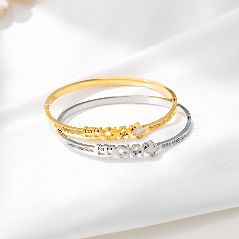 Women’s Non-fading Gold Plated Bracelet - electronic accessories