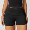 Women’s Nude Feel Tight Yoga Shorts Drawstring - Other