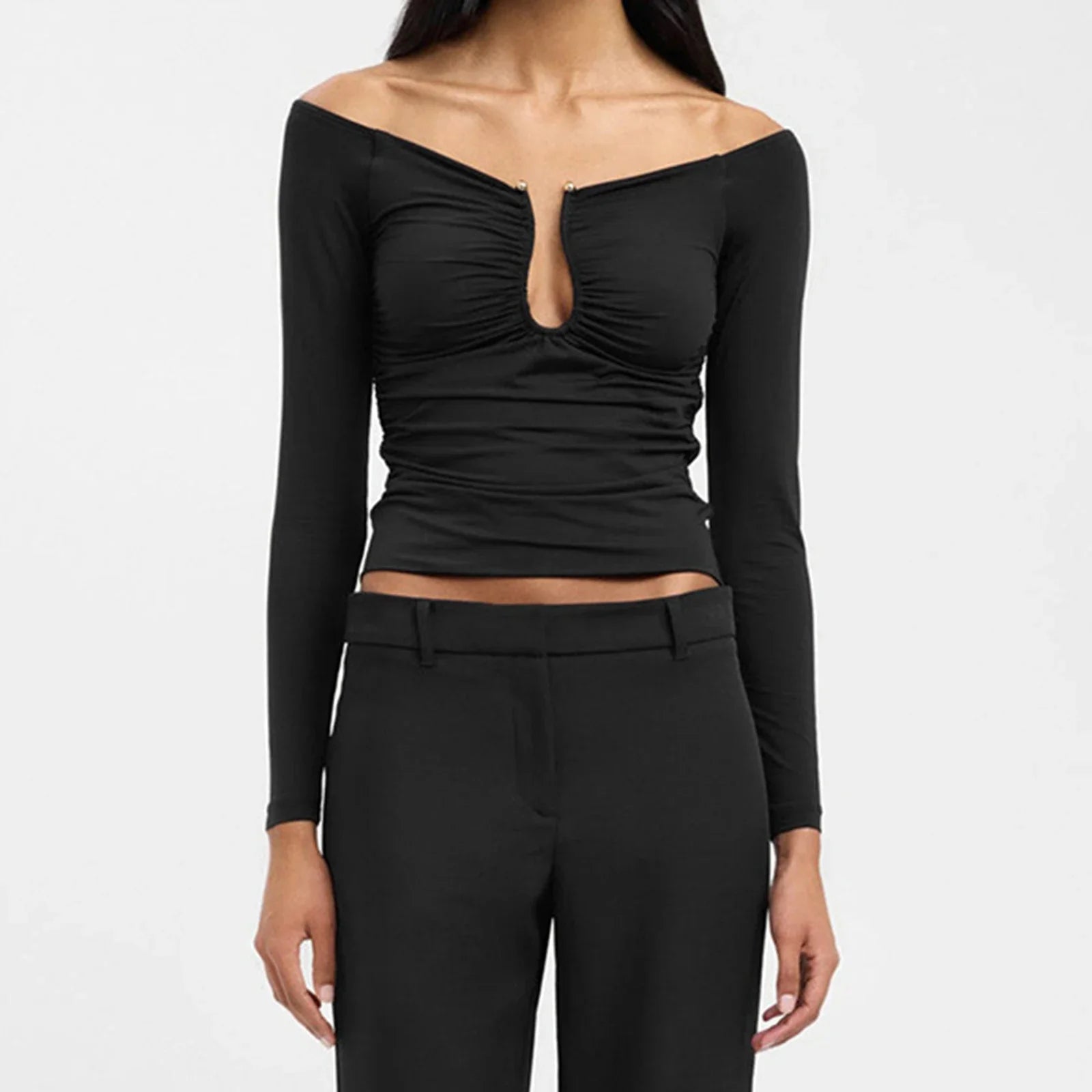 Women’s Off Shoulder Crop Top