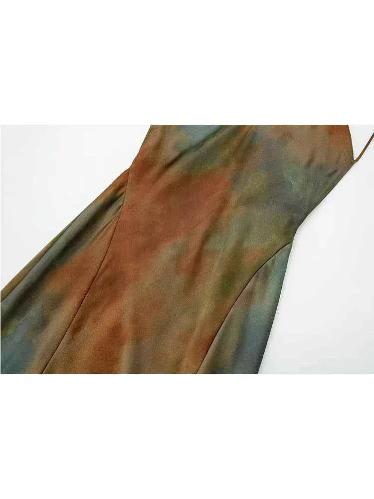 Women's Open Back Sleeveless Dress