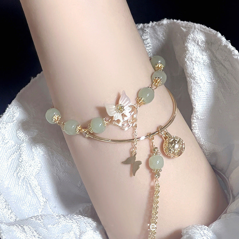 Women’s Personalized Hetian Yudie Bracelet - electronic accessories