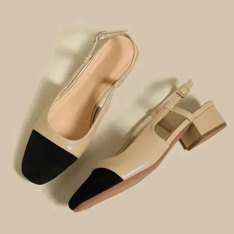 Women's Sandals Elegant Medium Heel Toe Mules