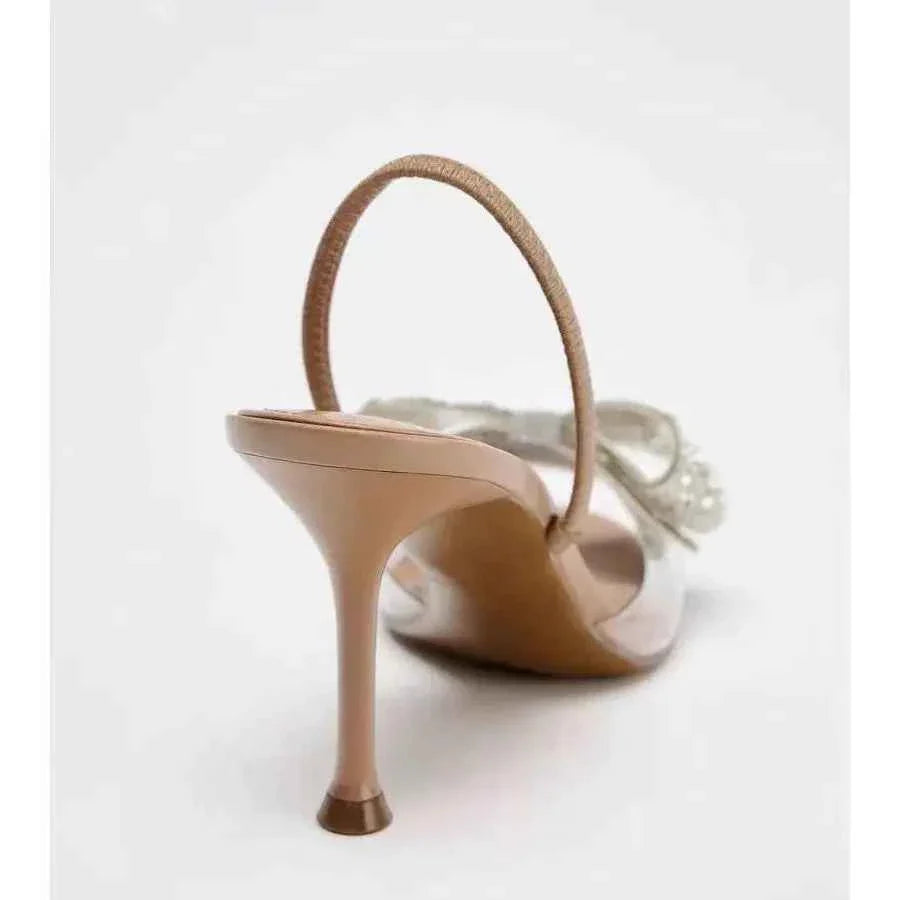 Women's Shoes With Shiny Bow